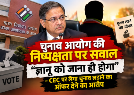 चुनाव आयोग की निष्पक्षता पर सवाल, CEC पर चुनाव लड़ाने का ऑफर देने का आरोप