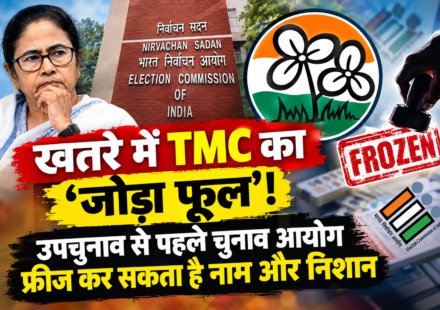 "खतरे में TMC का 'जोड़ा फूल'! उपचुनाव से पहले चुनाव आयोग फ्रीज कर सकता है नाम और निशान"